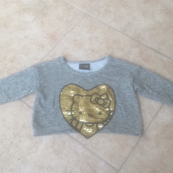 Hello Kitty Long sleeve crop top - Picture 1 of 4